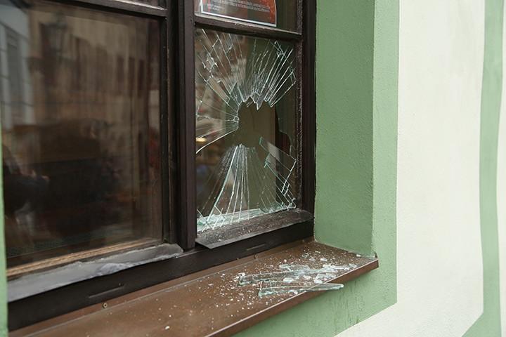 A2B Glass are able to board up broken windows while they are being repaired in Failsworth.